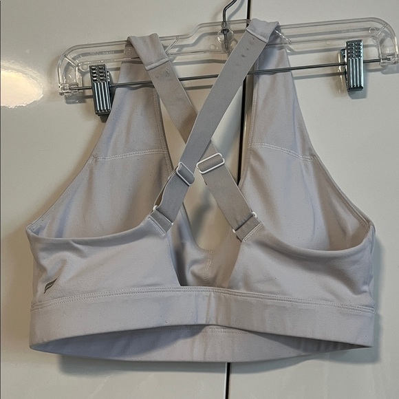 Fabletics White High Impact Padded Sports Bra, Size L - Picture 4 of 8